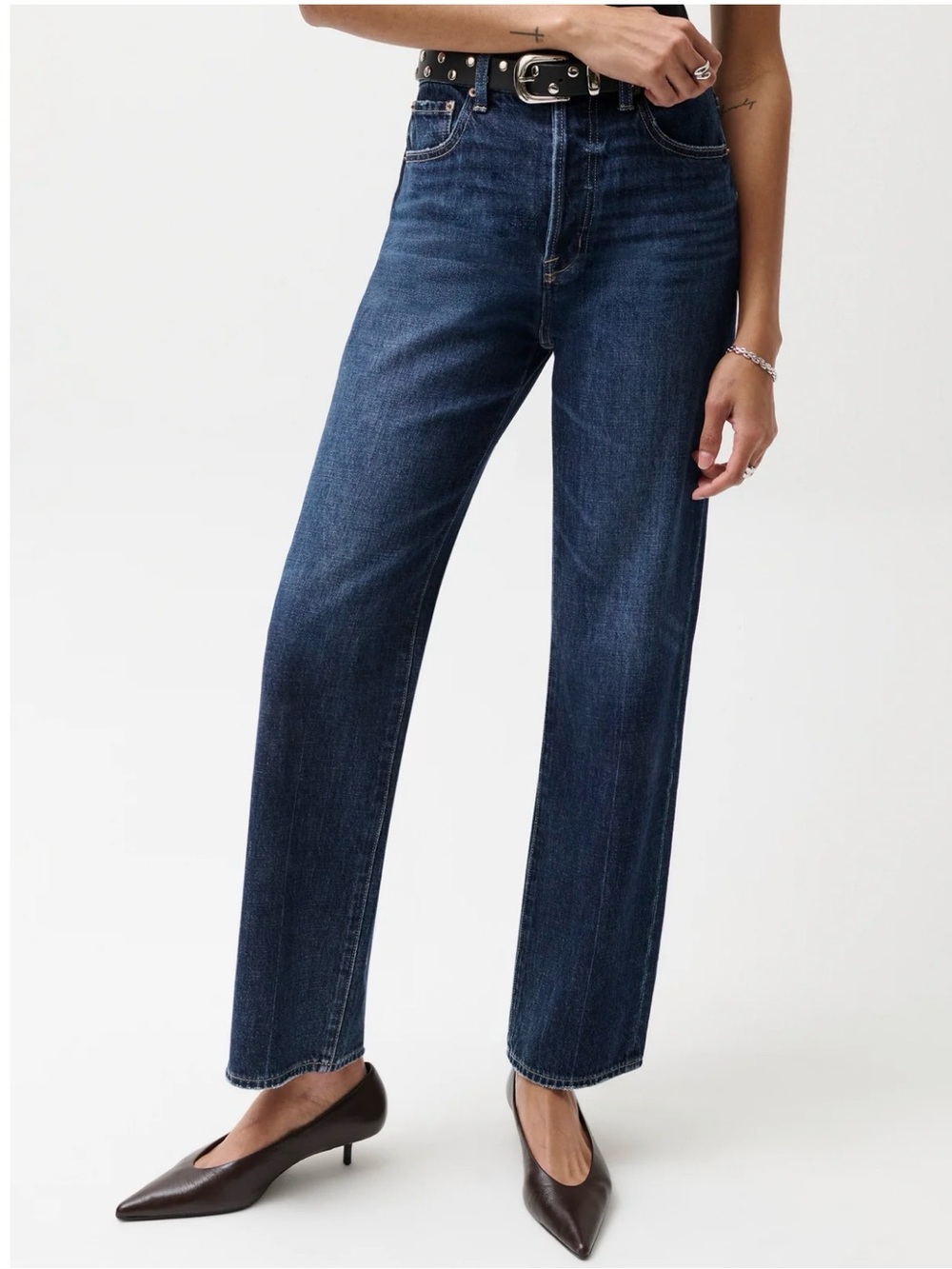 Pistola Cassie Super High Rise Straight Jean